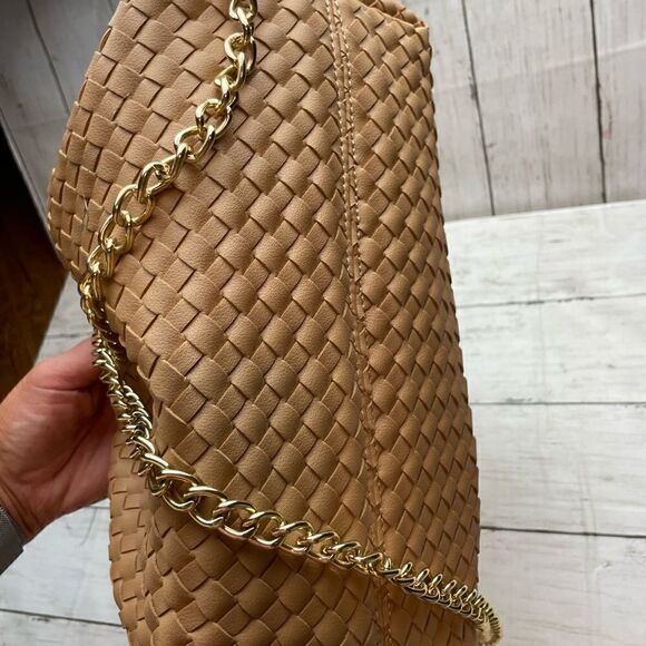 Grey Label The Pouch Leather with Metal Chain/Tan - Picture 6 of 12